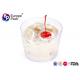 FDA Ice Cream Disposable Plastic Dessert Cup 190ml Plastic Cake Cups