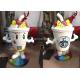 Outdoor Large Size Fiberglass Resin Statues Advertising Drinks Cup Sculpture