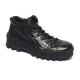 Cow Leather Upper Black Mens Leather Casual Boots