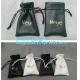 Various Size Brown Pu Leather Drawstring Cosmetic Pouch Promotional Make Up Organizer Bag With Drawstring Bagease