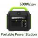 Recyclable 500W Power Bank 600W Outdoor Portable Lithium Station for Adventure Camping