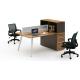 modern two person office workstation with storage
