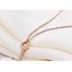 Stainless Steel Key Pendant Rose Gold Necklace Fashion Jewelry Necklace