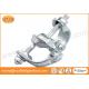 BS 1139 galvanized drop forged double coupler fixed clamp for 48.3mm tube in scaffolding projects