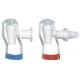 Small Plastic Bottled Hot and Cold Water Dispenser Tap with Red or Blue Handle
