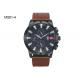 BARIHO Analog Men's Quartz Watch Fashion Chronograph Date Leather Band Wristwatch M581