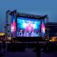 Outdoor Commercial LED Video Wall Rental Seamless P3.91 High Color Depth