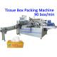 220V 100 Box / Min Tissue Paper Packaging Machine