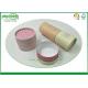 Durable Kraft Tube Packaging , Packing Cosmetics Paper Tube Containers