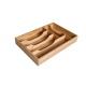 Premium Bamboo Storage Containers expandable Drawer Organizer Cutlery Utensil Caddy