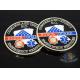 Craft Die Cast Brass Challenge Coin , Small 3D Challenge Coins With Epoxy