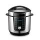 Multifunctional Electric Pressure Cooker 6 Quart Silver Color
