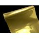 21mic Metalized BOPP Hot Laminating Film Rolls Gold Silver Aluminum Eye-Catching Packaging