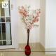 UVG Pink plastic tree branches in silk cherry blossom for wedding decoration centerpieces