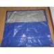blue/white canvas curtain with rope and grommets form Haicheng in FeiCheng
