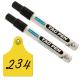 Ear Tag Marker Pen Waterproof Writing Long Lasting And Not Fade For Livestock Ear Tags