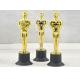 Personalized Plastic Trophy Cup , Kids Plastic Trophies With Oscar Statue