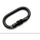 High Quality Surface Treated Oval Carabiner for Climbing, Fall protection, working aloft, full body harness accessories