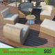 6pcs Beach Resort Wicker Sofa Set , Nontoxic Modular Rattan Furniture