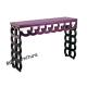 Purple Mirrored Hall Table , 100 * 35 * 78cm Glass Mirror Hallway Console Table