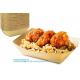 Kraft Paper Food Tray. 3 LB. (100 Pack). Disposable, Recyclable And Fully Biodegradable. Extra Large Concession