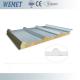 FM approved rock wool fire proof insulated roof panel high strength 1000mm with PU sealing