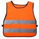5cm Orange Reflective High Visibility Safety Vest 18.5*16.5 Inches