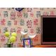 Modern Lounge Wallpaper / Modern Self Adhesive Wallpaper With 3D Rotary Printing