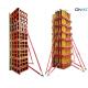 Easy Handling Wall Formwork System Push Pull Props Quick Length Adjustment