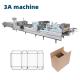 Voltage 380v CQT-1300 Corrugated Three Layer Flute Box Automatic Folder Gluer Machine