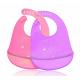 Waterproof Soft Silicone Baby Apron Bib Easily Wipes Clean Customized Size