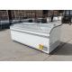 1050L Sliding Curved  Glass Top Island Freezer Automatic Defrost