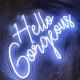 Customized Shape Acrylic Neon Light Sign for Outdoor Store Hang or Hoist Installation