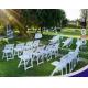 white outdoor resin folding american wedding chair, wimbledon chair, rental chair