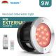 VDE SS316L Waterproof Underwater Led Lights RGB Changing 24 Volt 380LM