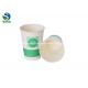 PP Lid Straw Take Away Tea And Coffee Cups Recyclable Cold Juice Use