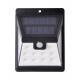 IP65 Aluminum Outside LED Solar Powered Wall Pack Lights  5 Year Warranty