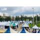 DIN4102 Pagoda Outdoor Event Tents With Colorful PVC Sidewall