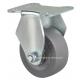 Edl Mini 2602-56 2mm Thickness Zinc Plated Rigid TPE Caster with 35kg Load Capacity