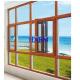 European Standard Wood Aluminium Windows 70mm Frame 15mm Thick Nature Wood