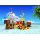 Spray Park Water Playground Equipment Pirate Ship Indoor Commercial Adult Water Slide