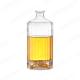 Healthy Glass 700ml Whiskey Brandy Liquor Bottle Clear Square Bottle
