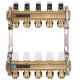 6122 Intelligent Brass Water Manifold With External Branch Supply Flowrate Tuners, Temperature Reading Stickers included