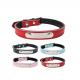 Custom Durable Dog Collars With Stainless Steel Name Tag