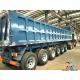 3 Axles / 6 Axles Air Suspension Dumping Truck Semi - Trailer 80 Tons Capacity