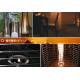 CE Approval Glass Tube Gas Heater / Portable Outside Heaters For Home Dust Proof