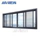 Coating Anodized Aluminium Sliding Doors With Windows