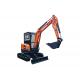 3.5 Ton Mini Excavator Zero Tail Swing 0.12M3 With High Power Yanmar Engine