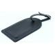 Black Cow Splited Leather Suitcase Luggage Tags Custom Logo Acceptable