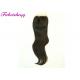100% Virgin Human Hair Straight 4*4 Lace Closure Natural Color For Black Women